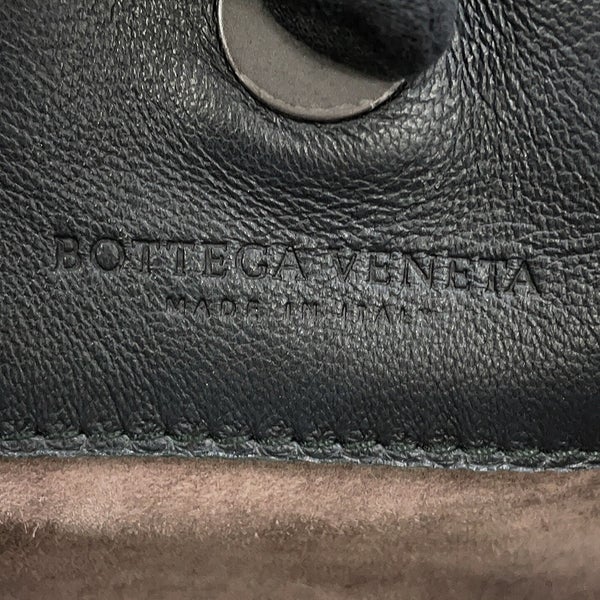 ボッテガヴェネタ ハンドバッグ イントレチャート レザー BOTTEGA VENETA 黒