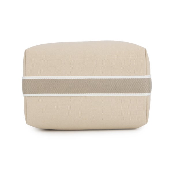 エルメス ハンドバッグ ブリッド・ア・ブラックGM ベージュ/シルバー金具 キャンバス HERMES バッグ ポーチ