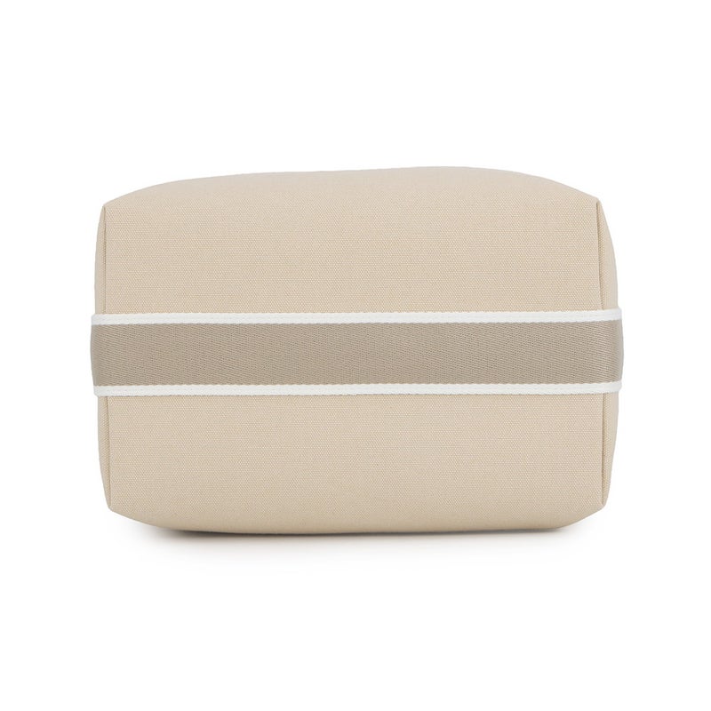 エルメス ハンドバッグ ブリッド・ア・ブラックGM ベージュ/シルバー金具 キャンバス HERMES バッグ ポーチ