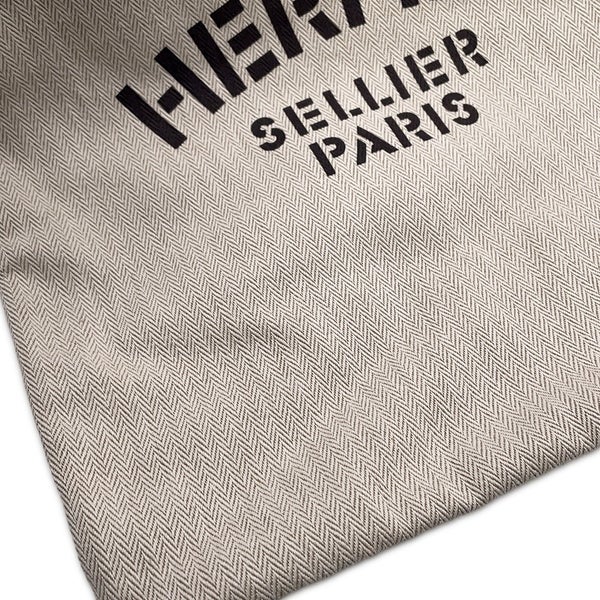 エルメス ショルダーバッグ サック アリーヌMM エクリュ/フォーヴ/シルバー金具 トワルシェブロン/バレニア W刻印