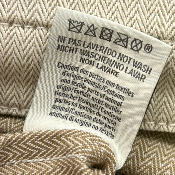 エルメス ショルダーバッグ サック アリーヌMM エクリュ/フォーヴ/シルバー金具 トワルシェブロン/バレニア W刻印