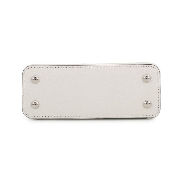 ルイヴィトン ハンドバッグ カプシーヌMINI クロコダイル/トリヨンレザー N85552 LOUIS VUITTON 2wayショルダー 白