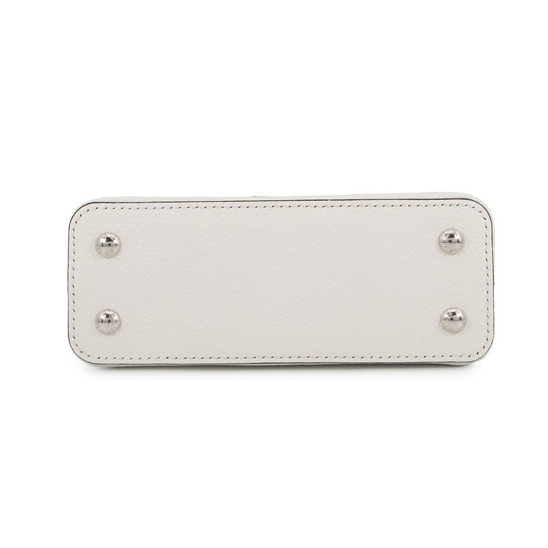 ルイヴィトン ハンドバッグ カプシーヌMINI クロコダイル/トリヨンレザー N85552 LOUIS VUITTON 2wayショルダー 白