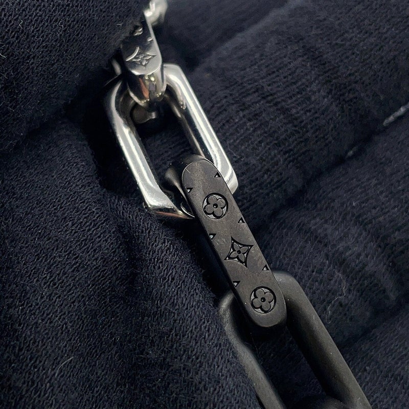 ルイヴィトン ブレスレット モノグラム チェーン サイズL M00687 LOUIS VUITTON アクセサリー 黒