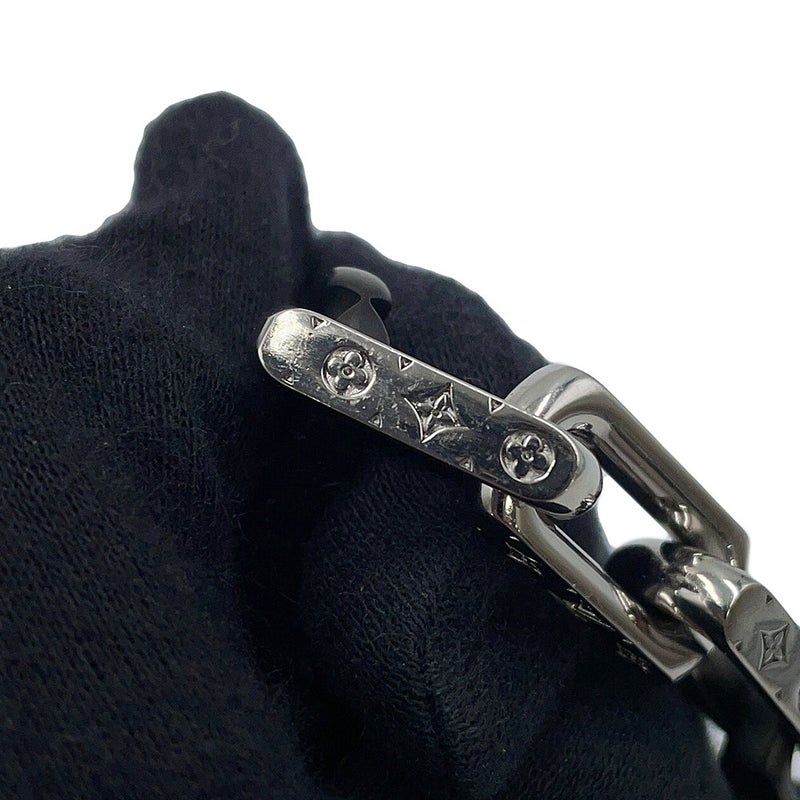ルイヴィトン ブレスレット モノグラム チェーン サイズL M00687 LOUIS VUITTON アクセサリー 黒