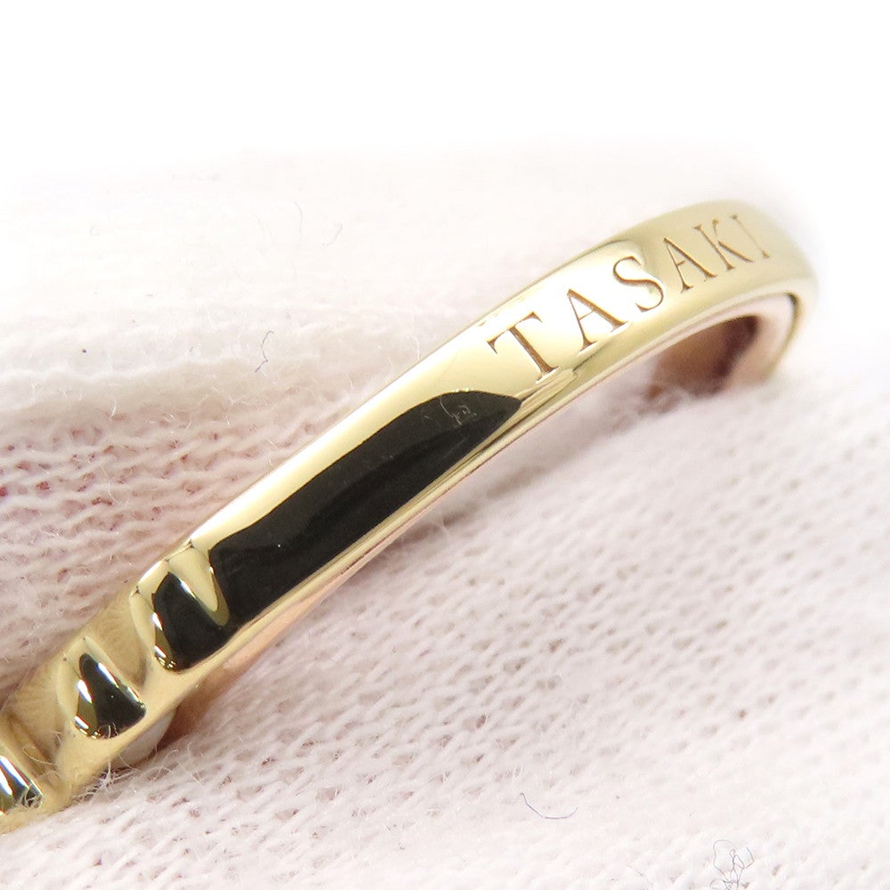 タ*ー様 TASAKI☆K18 あこやベビーパールリング☆10号☆ タサキ リング リキッド スカルプチャー パール リング あこや真珠