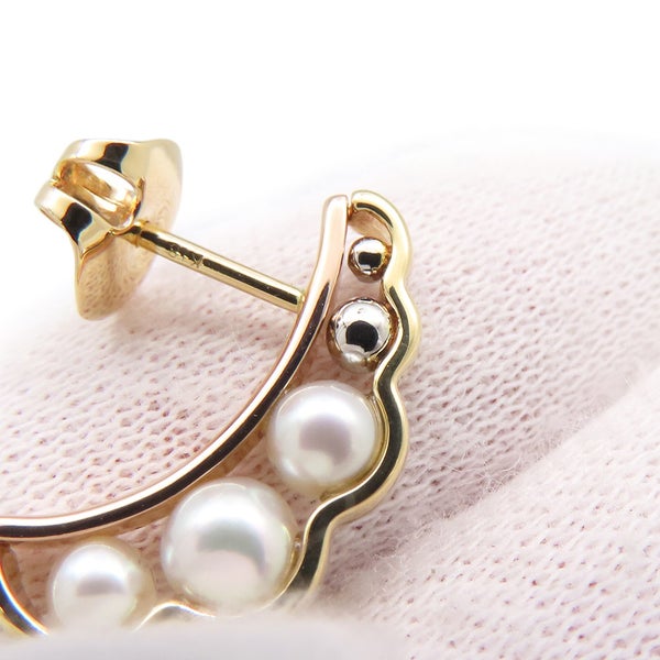 タサキ ピアス リキッド スカルプチャー パール あこや真珠 K18YG/K18PG/Pt900 TASAKI ジュエリー