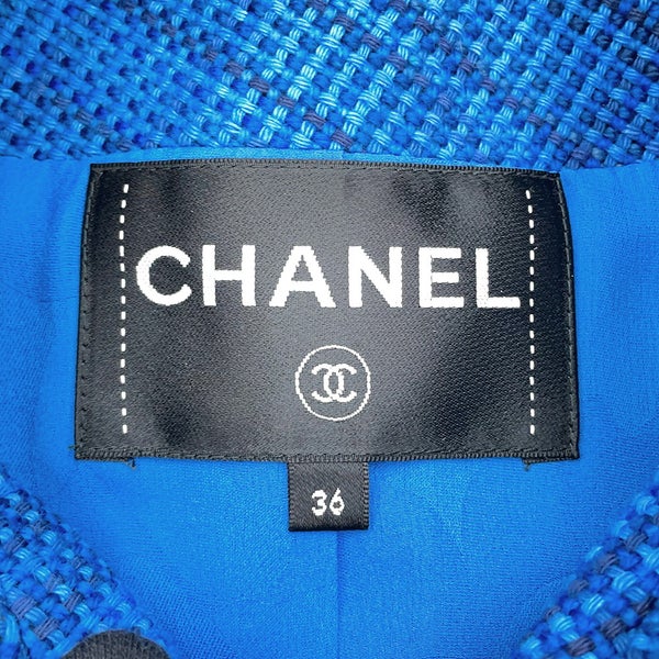 シャネル ジャケット ココマーク チェック柄ツイード レディースサイズ36 P62605 CHANEL アウター 2020リゾートコレクション