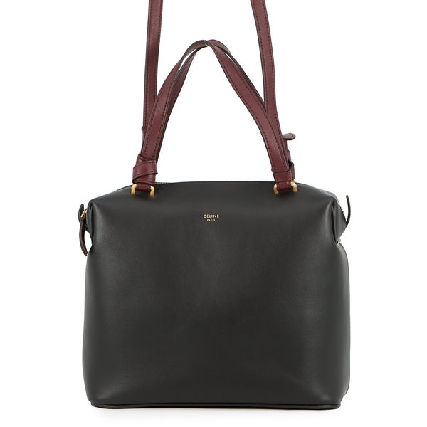 セリーヌ ハンドバッグ ソフトキューブ スモール レザー 181613 CELINE 2wayショルダーバッグ 黒