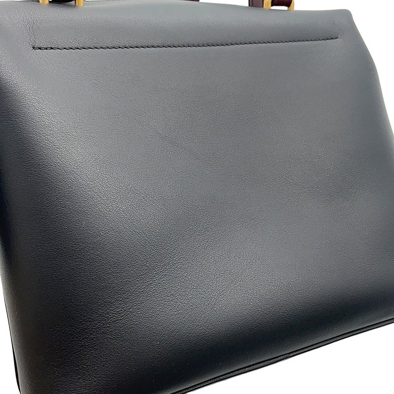 セリーヌ ハンドバッグ ソフトキューブ スモール レザー 181613 CELINE 2wayショルダーバッグ 黒