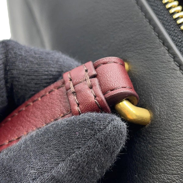 セリーヌ ハンドバッグ ソフトキューブ スモール レザー 181613 CELINE 2wayショルダーバッグ 黒