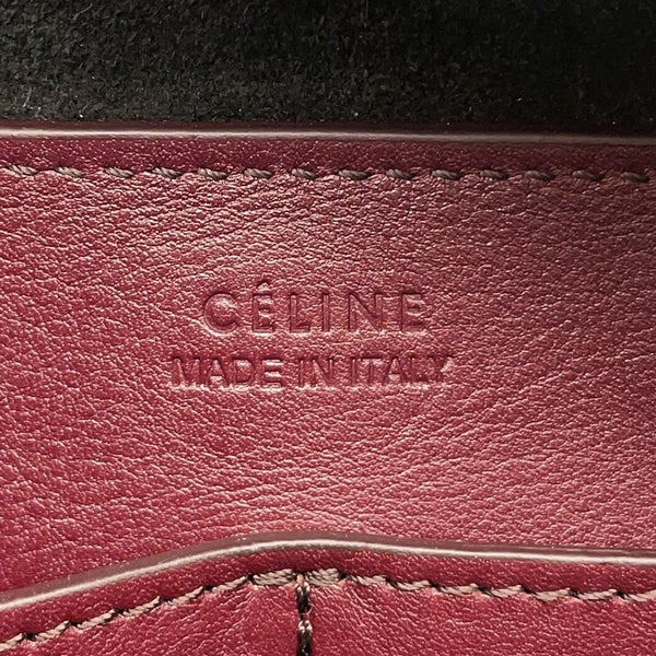 セリーヌ ハンドバッグ ソフトキューブ スモール レザー 181613 CELINE 2wayショルダーバッグ 黒