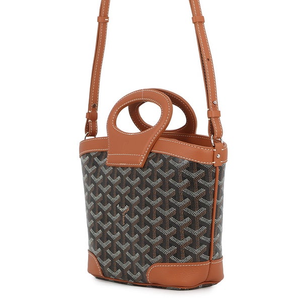 ゴヤール ハンドバッグ ベルーガ ミニ BELUGAMINTY01CL03P GOYARD 2way 黒 ブラウン