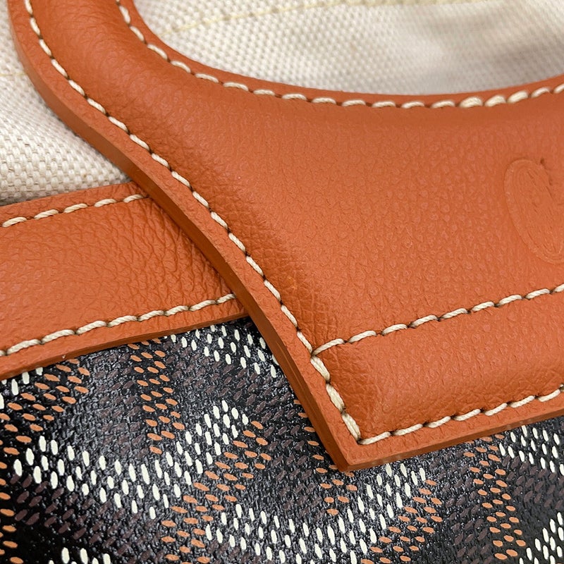 ゴヤール ハンドバッグ ベルーガ ミニ BELUGAMINTY01CL03P GOYARD 2way 黒 ブラウン