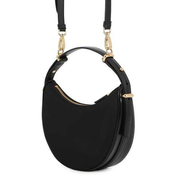 プラダ ショルダーバッグ アーケ スモール トライアングルロゴ ナイロン/レザー 1BC194 PRADA 2way 黒