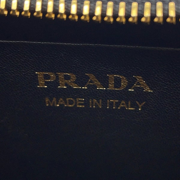 プラダ ショルダーバッグ アーケ スモール トライアングルロゴ ナイロン/レザー 1BC194 PRADA 2way 黒