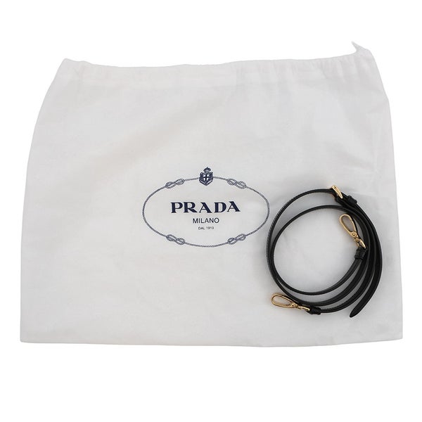 プラダ ショルダーバッグ アーケ スモール トライアングルロゴ ナイロン/レザー 1BC194 PRADA 2way 黒