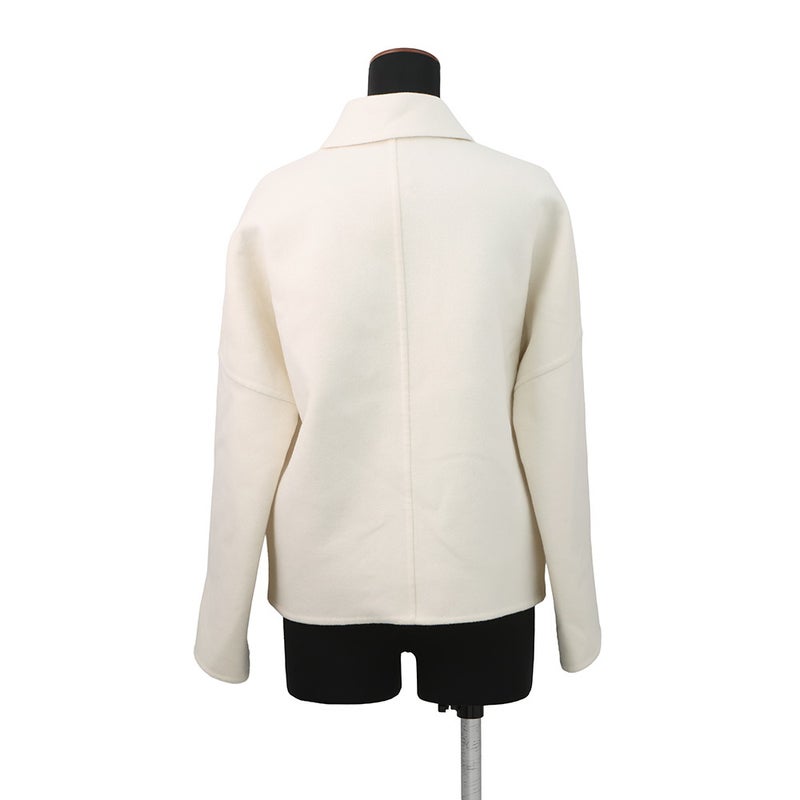 エルメス コート セリエボタン ショートコート カシミヤ レディースサイズ34 HERMES アウター