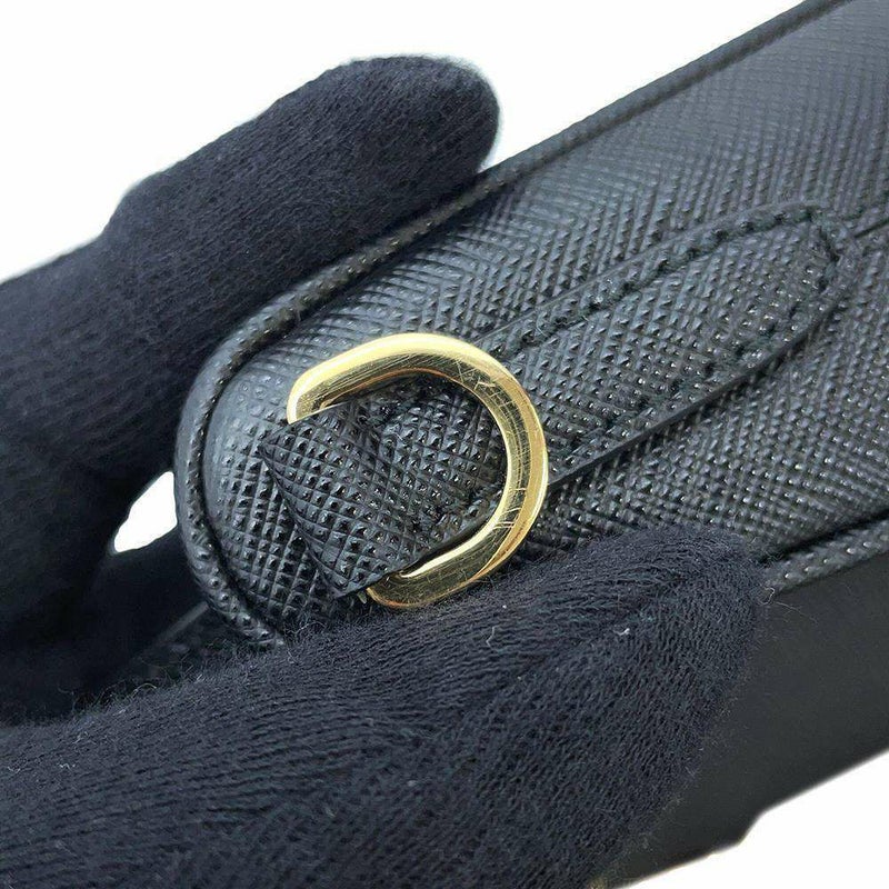 プラダ ショルダーバッグ サフィアーノ リエディション 2005 レザー 1BH204 PRADA バッグ 黒