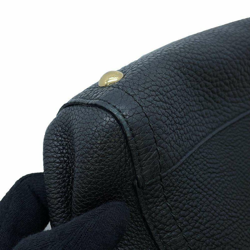 フェラガモ ハンドバッグ ガンチーニ レザー Ferragamo 2wayショルダーバッグ 黒