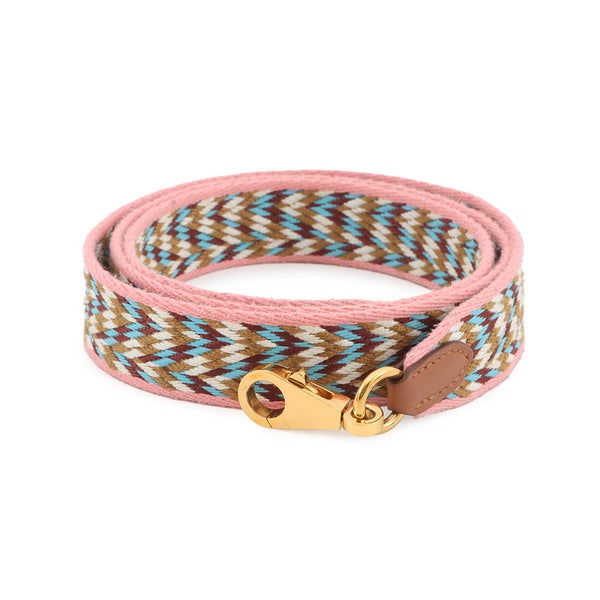 エルメス ショルダーストラップ バンドリエール サングル アレグロ  ローズデテ/ホワイト/ルージュヴィフ/ゴールド/ゴールド金具 D刻印