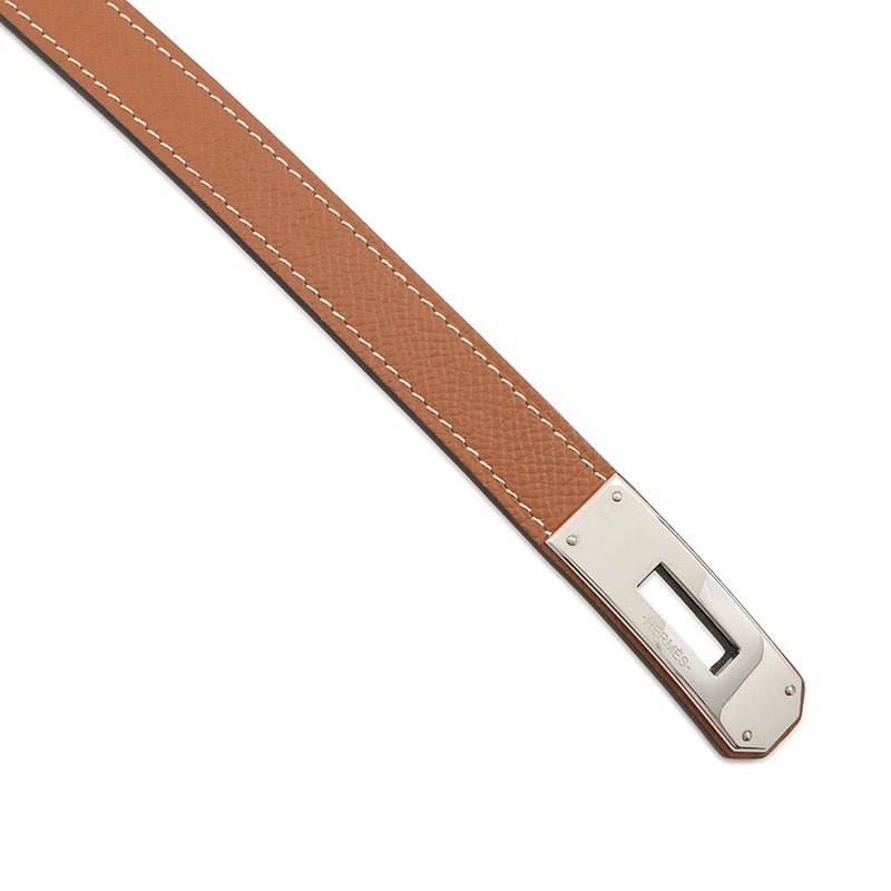 エルメス ケリーベルト ゴールド/シルバー金具 エプソン D刻印 HERMES べルト