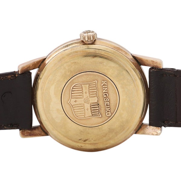 セイコー キングセイコー ファーストモデル 盾メダリオン KSJ145-438 SEIKO 腕時計 シルバー文字盤