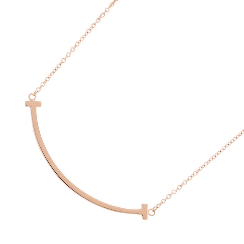 ティファニー ネックレス Tスマイル スマイル ペンダント スモール K18PGピンクゴールド 60011678 ジュエリー