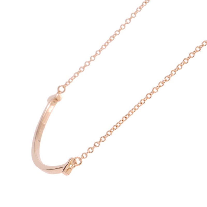 ティファニー ネックレス Tスマイル スマイル ペンダント スモール K18PGピンクゴールド 60011678 ジュエリー