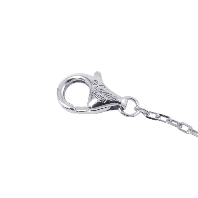 カルティエ ネックレス ジュスト アン クル ネックレス ダイヤモンド 36P 計0.38ct K18WGホワイトゴールド B7224897 ペンダント