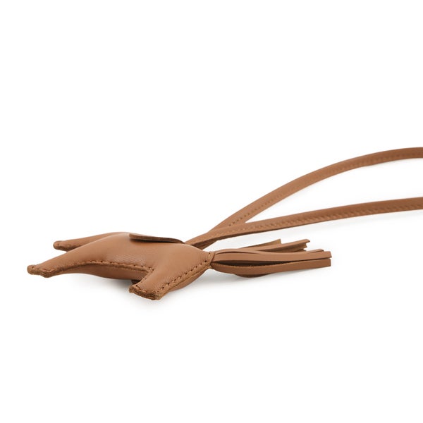 エルメス バッグチャーム ロデオPM ゴールド ラムスキン K刻印 HERMES チャーム オーナメント