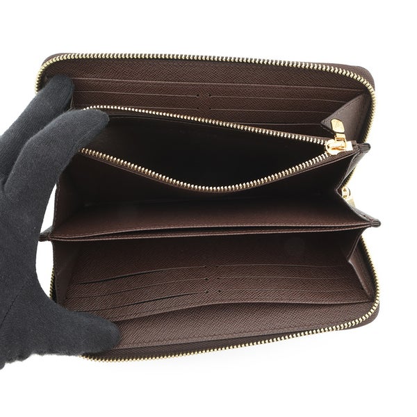 ルイヴィトン 長財布 ダミエ・エベヌ ジッピー・ウォレット N41661 LOUIS VUITTON ヴィトン 財布 ラウンドファスナー