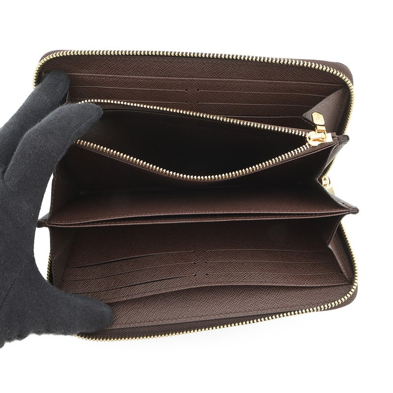 ルイヴィトン 長財布 ダミエ・エベヌ ジッピー・ウォレット N41661 LOUIS VUITTON ヴィトン 財布 ラウンドファスナー