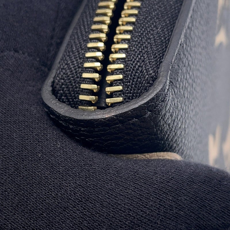 ルイヴィトン 長財布 モノグラム・アンプラント ジッピー・ウォレット M80481 黒 ブラック ラウンドファスナー