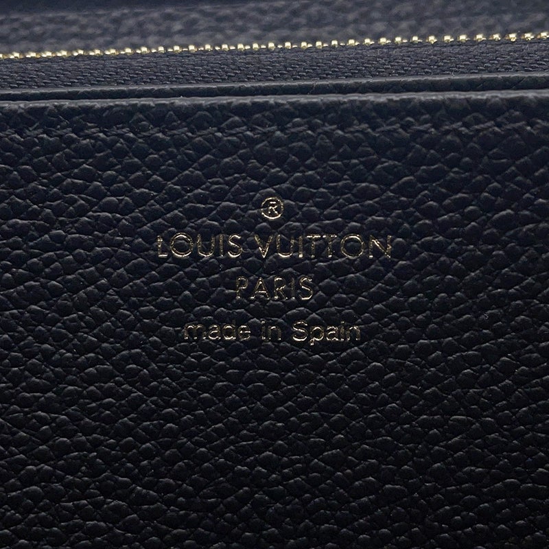 ルイヴィトン 長財布 モノグラム・アンプラント ジッピー・ウォレット M80481 黒 ブラック ラウンドファスナー
