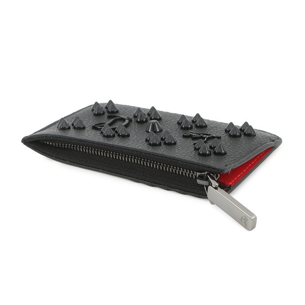 クリスチャン・ルブタン コインケース スタッズ レザー 3225116 Christian Louboutin カードケース 黒 フラグメントケース