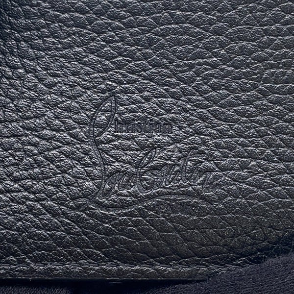 クリスチャン・ルブタン コインケース スタッズ レザー 3225116 Christian Louboutin カードケース 黒 フラグメントケース