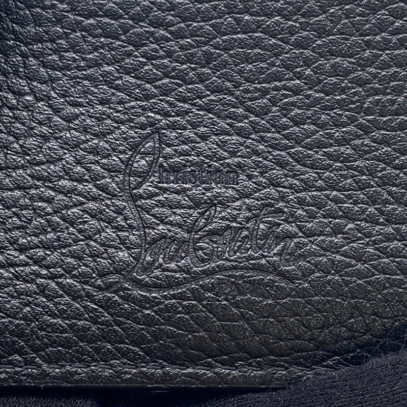 クリスチャン・ルブタン コインケース スタッズ レザー 3225116 Christian Louboutin カードケース 黒 フラグメントケース