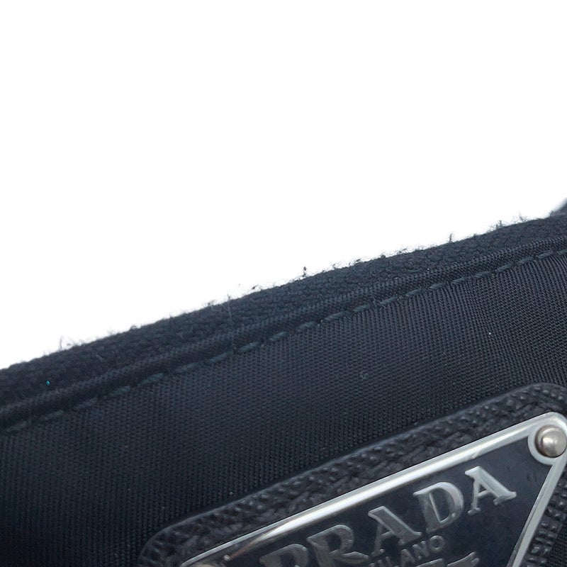 プラダ ボディバッグ Re-Nylon サフィアーノ ベルトバッグ 2VL977 PRADA バッグ ウエストバッグ 黒