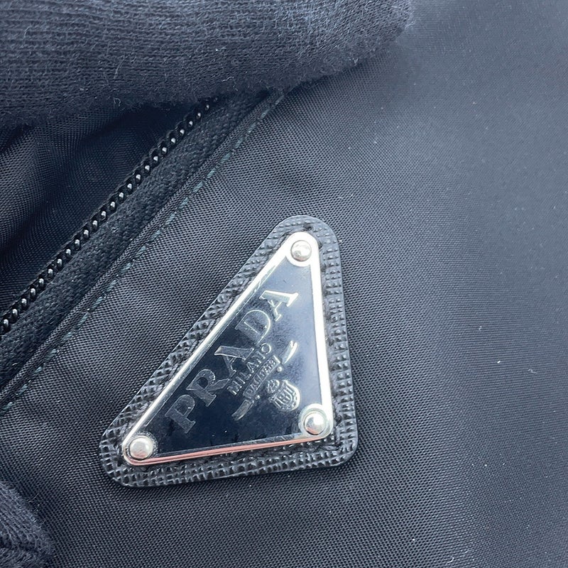 プラダ ボディバッグ Re-Nylon サフィアーノ ベルトバッグ 2VL977 PRADA バッグ ウエストバッグ 黒