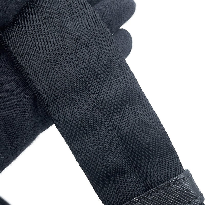 プラダ ボディバッグ Re-Nylon サフィアーノ ベルトバッグ 2VL977 PRADA バッグ ウエストバッグ 黒