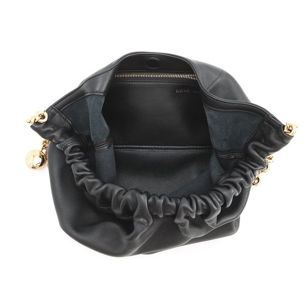 ロエベ ショルダーバッグ スクイーズバッグ スモール メローナパラム A914NCHX01 LOEWE 2way 黒