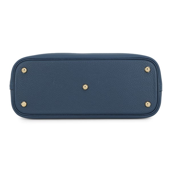 エルメス ハンドバッグ ボリード31 ディープブルー/ゴールド金具 トリヨンクレマンス Y刻印 ２wayショルダー