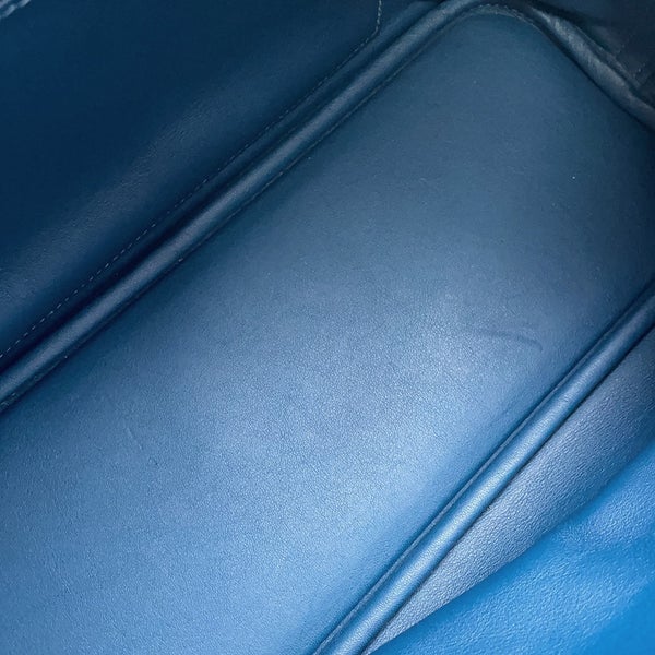 エルメス ハンドバッグ ボリード31 ディープブルー/ゴールド金具 トリヨンクレマンス Y刻印 ２wayショルダー