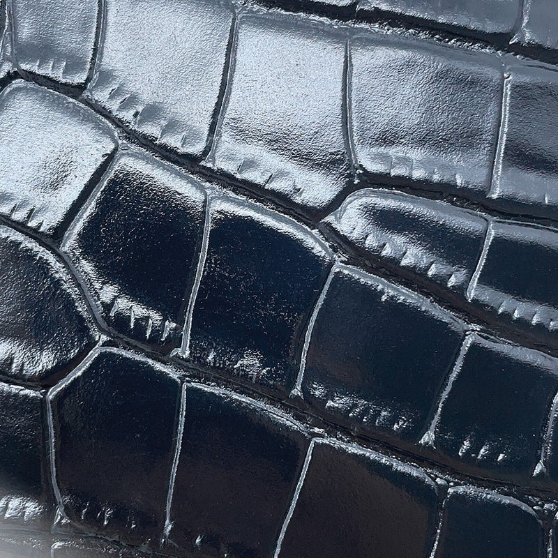 バレンシアガ ハンドバッグ クロコダイル型押しカーフスキン アワーグラス XS 592833 BALENCIAGA 2way 黒