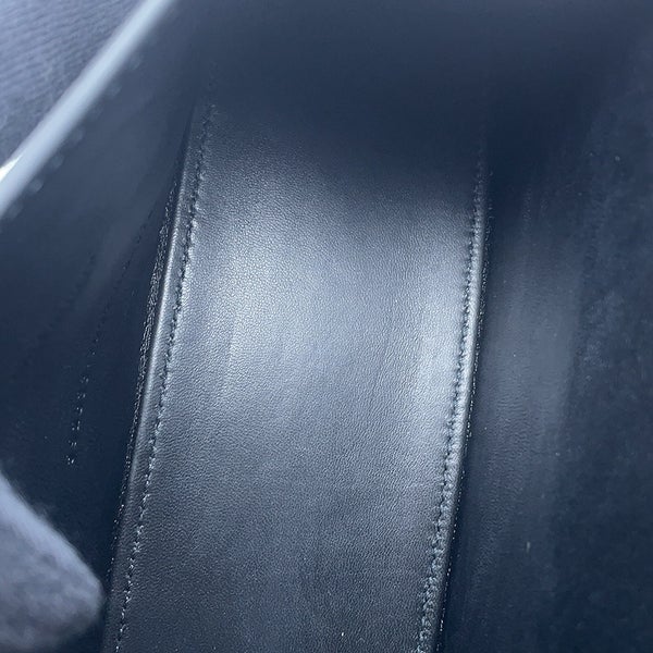 バレンシアガ ハンドバッグ クロコダイル型押しカーフスキン アワーグラス XS 592833 BALENCIAGA 2way 黒