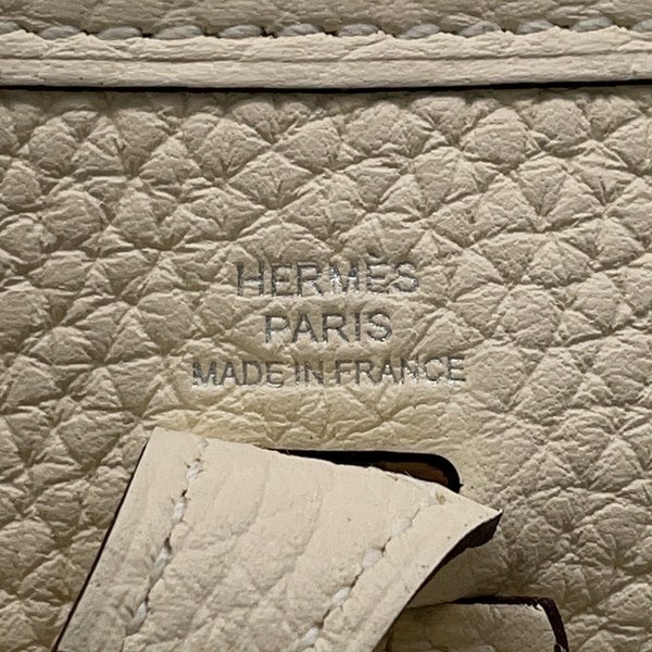 エルメス エブリンTPM アマゾンマキシ・カドリーユ  ナタ/シルバー金具 トリヨンクレマンス U刻印