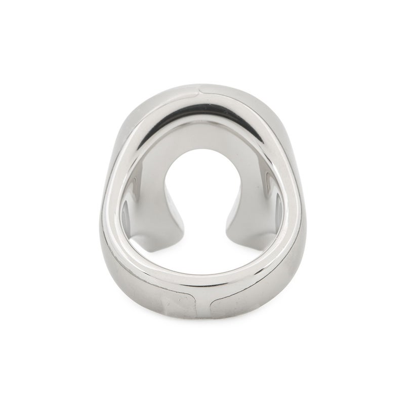 エルメス リング ジョケット GM ブラック/シルバー金具 サイズ55 HERMES 指輪 黒