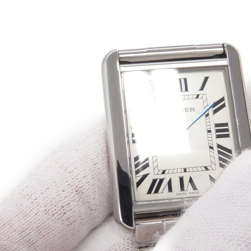 カルティエ タンク ソロ ウォッチ LM W5200014 Cartier 腕時計 ウォッチ クォーツ シルバー文字盤