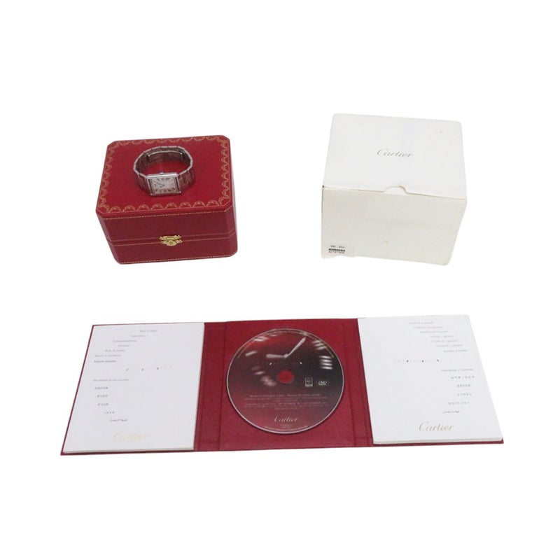 カルティエ タンク ソロ ウォッチ LM W5200014 Cartier 腕時計 ウォッチ クォーツ シルバー文字盤